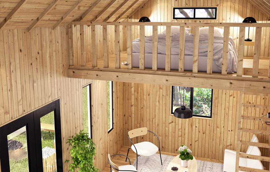 Modern Oban Cabin Home Office Studio