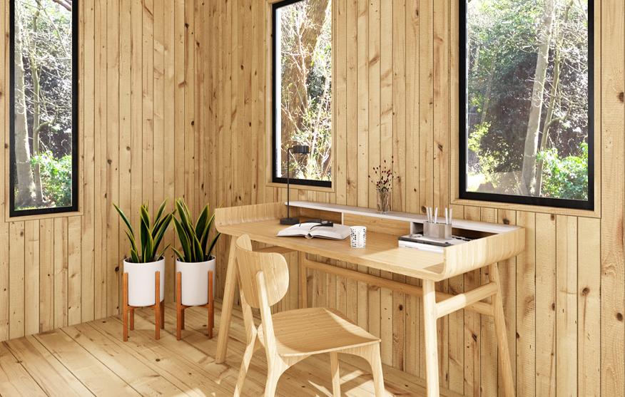 Modern Oban Cabin Home Office Studio