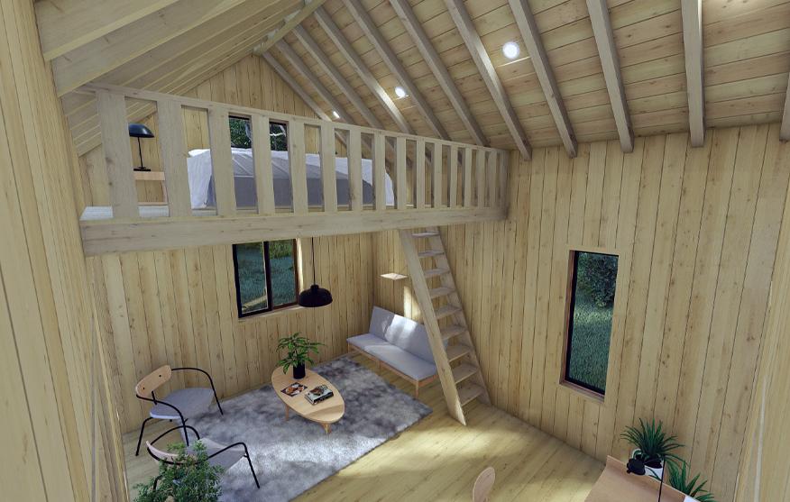 Modern Oban Cabin Home Office Studio