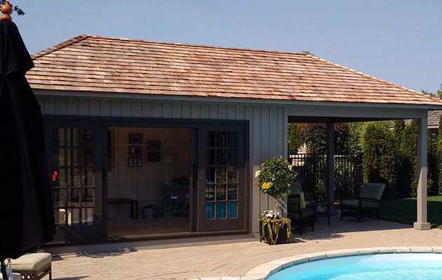 Completed Surfside pool house